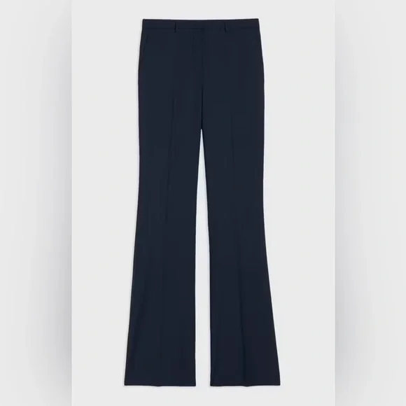THEORY DEMITRIA NOCTURNE NAVY GOOD LIGHTWEIGHT WOOL SUIT SEPARATES PANT SZ 14 - Picture 5 of 9